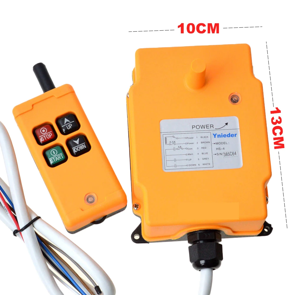 Беспроводной пульт дистанционного управления для Электрической Лебедки yстра 4