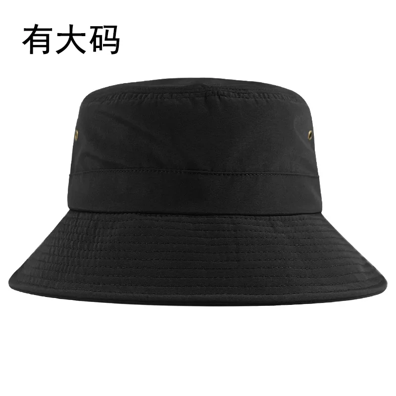 

Male Plus Size Fisherman Hat Adult Wide Brim Bucket Hat Women Panama Cap Men Outdoors Waterproof Boonie Hats 56-58cm 58-60cm
