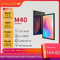 teclast m40 android 10 0 4g network phone tablets 10 1inch octa core dual 1920 x 1200 6gb ram 128gb rom t618 gps tablet pc