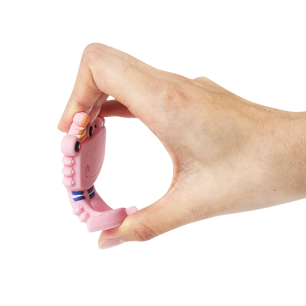 TYRY.HU-mordedores de silicona para beb&eacute;, producto de dentici&oacute;n para beb&eacute;, perro, dinosaurio, Koala, accesorios para cadenas de chupete sin BPA-5