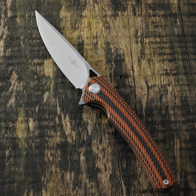 Тактический нож TwoSun D2 Сталь G10 Ручка Карманные складные ножи шариковый подшипник