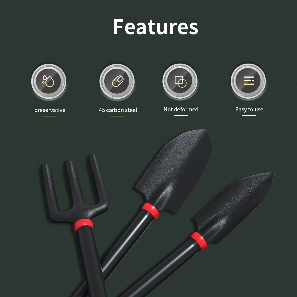 

Handy Garden Wide Shovel Fiberglass Handle 45 Carbon Steel Wholesale Garden Tools 33cm Spade Shovel Pala Hand tools for Garden