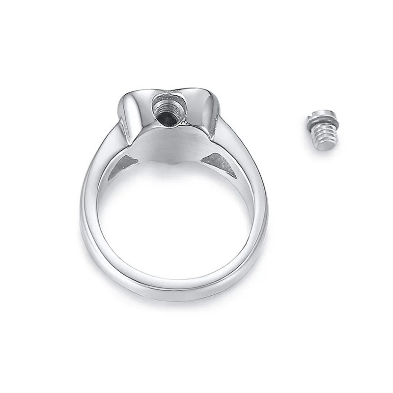 Красивые женские украшения Титановая Сталь в форме сердца пепельница коробка