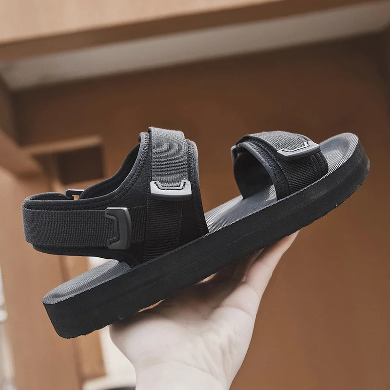 

Brand Shoes Wear-resistant New 2021 Men's Summer Men Thick Bottom Slippers Soft Designer Flip Flop Breathable Sandals