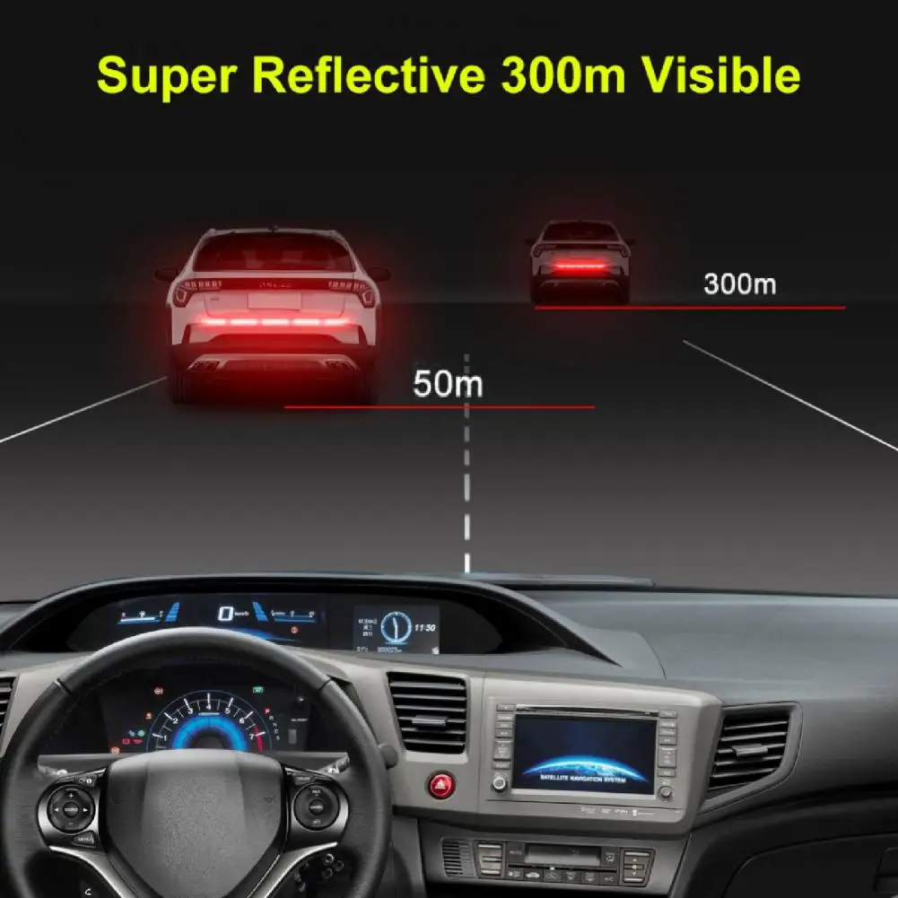 5Pcs/Set Long Service life Reflective Sticker Stylish Protective Waterproof Car Body Tape for Vehicles Accessorie | Автомобили и