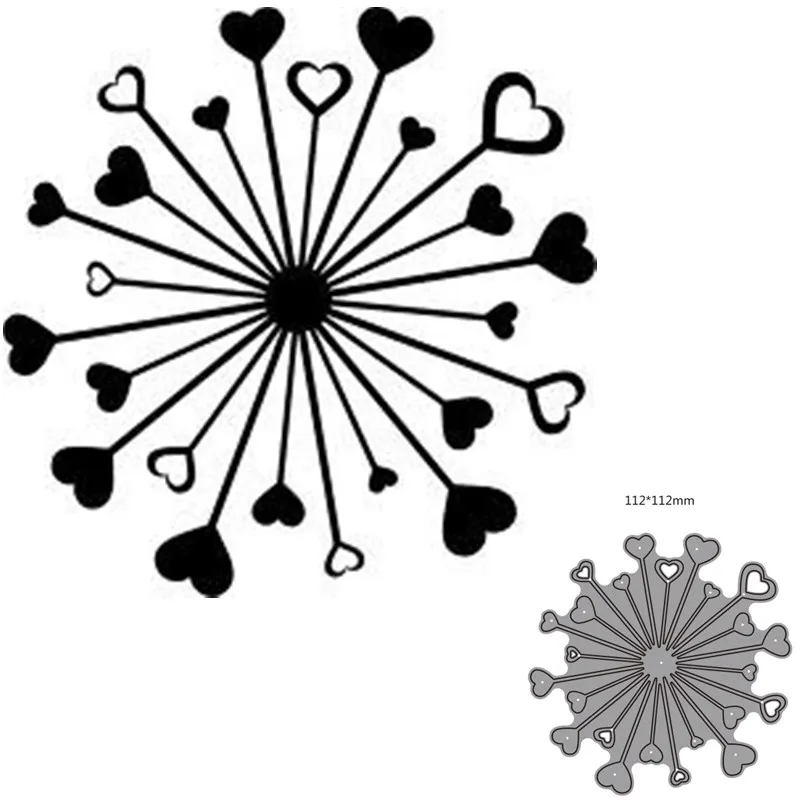 

metal cutting dies cut die mold Love decoration Scrapbook paper craft knife mould blade punch stencils