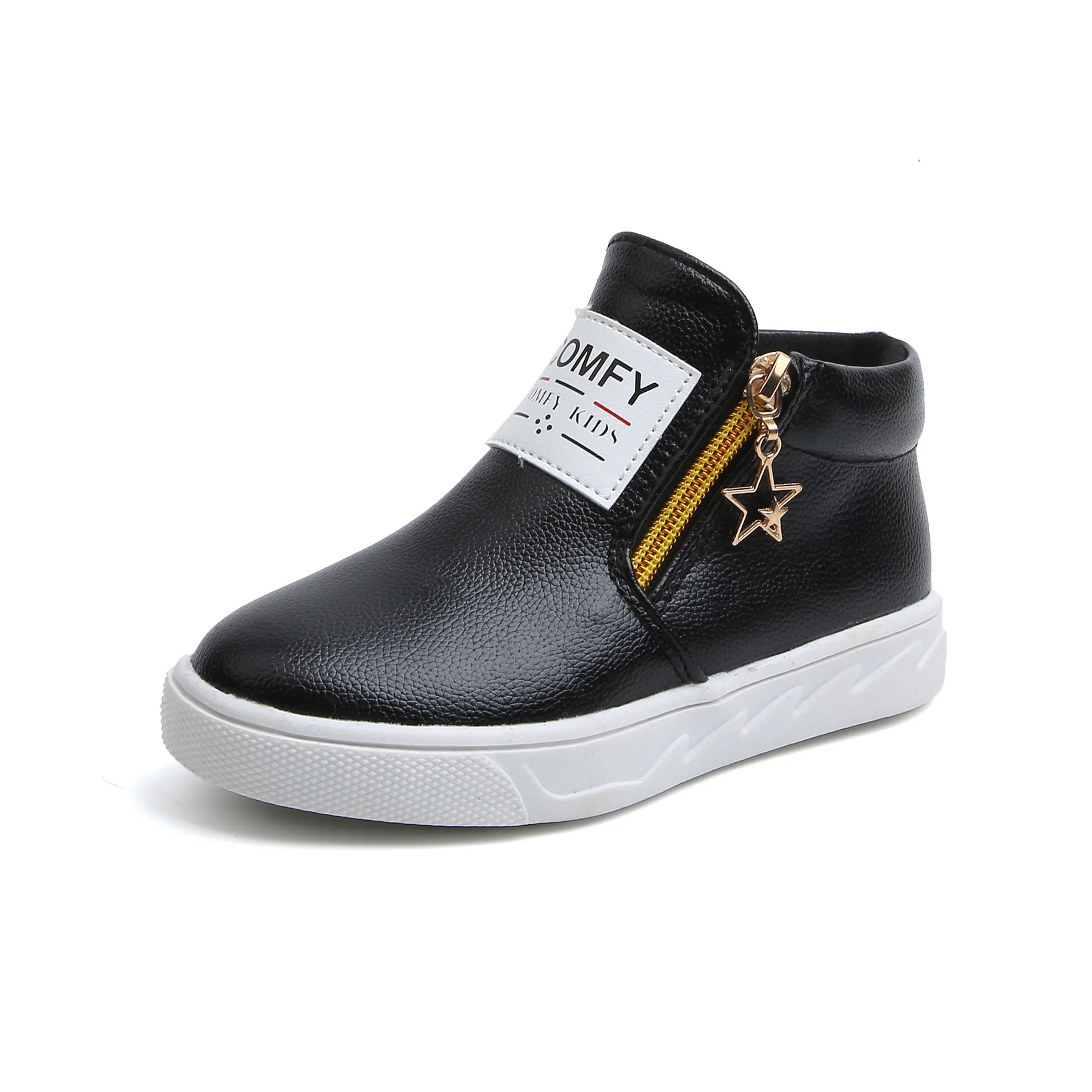 Лидер продаж Детские ботинки Водонепроницаемый из искусственной кожи детская