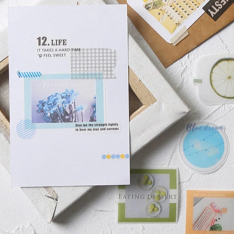 40 шт./лот бумажная наклейка Washi украшение сделай сам дневник наклейки Скрапбукинг