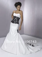 free shipping new arabic hot sale sexy bride sweet princess custom black lace embroidery bridal gown bespoke wedding dresses