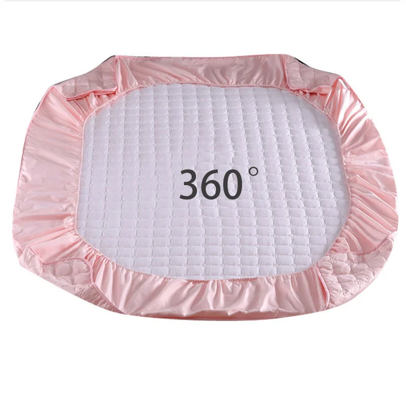 100% хлопчатобумажная ткань для защиты матраса простыня с защитой от клещей