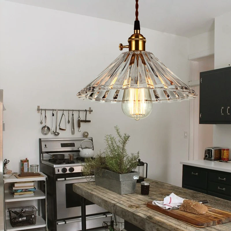 LUKLOY Подвесные светильники Освещение столовой Живой Свет Подсветка Современное освещение стеклянный.