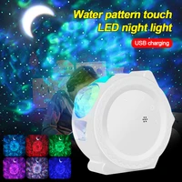 starry sky projector light smart life wifi app galaxy stars moon ocean voice music control led night light lamp for kid gift