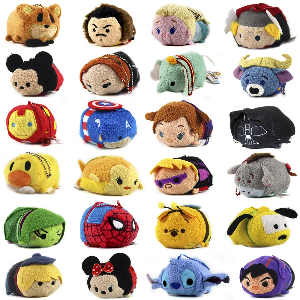 Плюшевый Tsum мини Мультяшные животные Железный человек Капитан Америка Игрушки