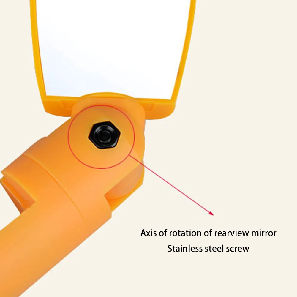 

Handlebar Bike Mirror Rotatable Adjustable Bar End Mountain Bicycle Mirror for Cycling Safe Rearview Mirror