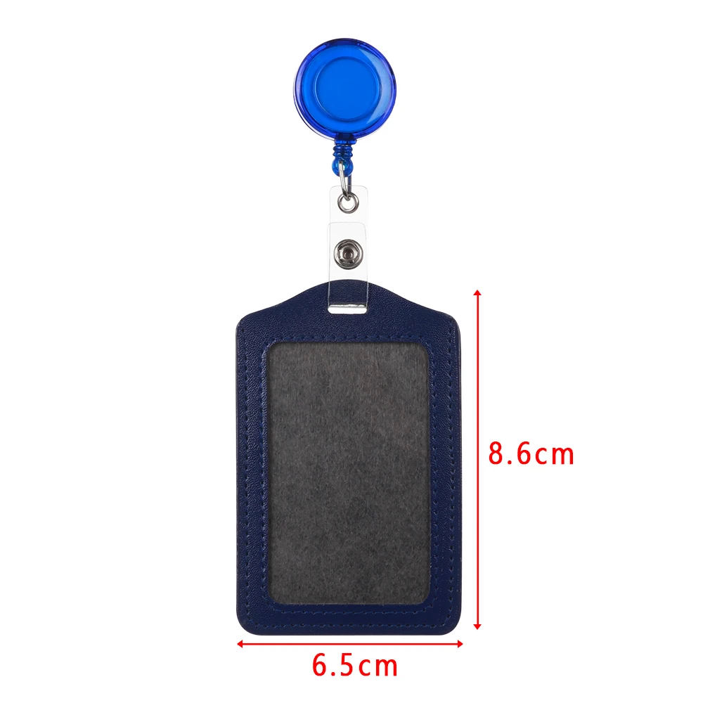

2019 Badge with Retractable Reel No Zipper Cheap Bank Credit Card Holders Bus ID Card Holder Identity