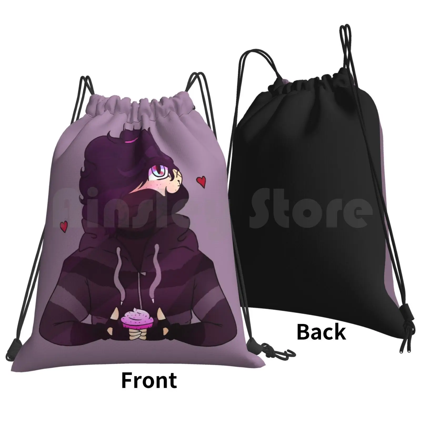Рюкзак Zanes Cupcake сумки на шнурке спортивная сумка водонепроницаемые сладости Zane Aph