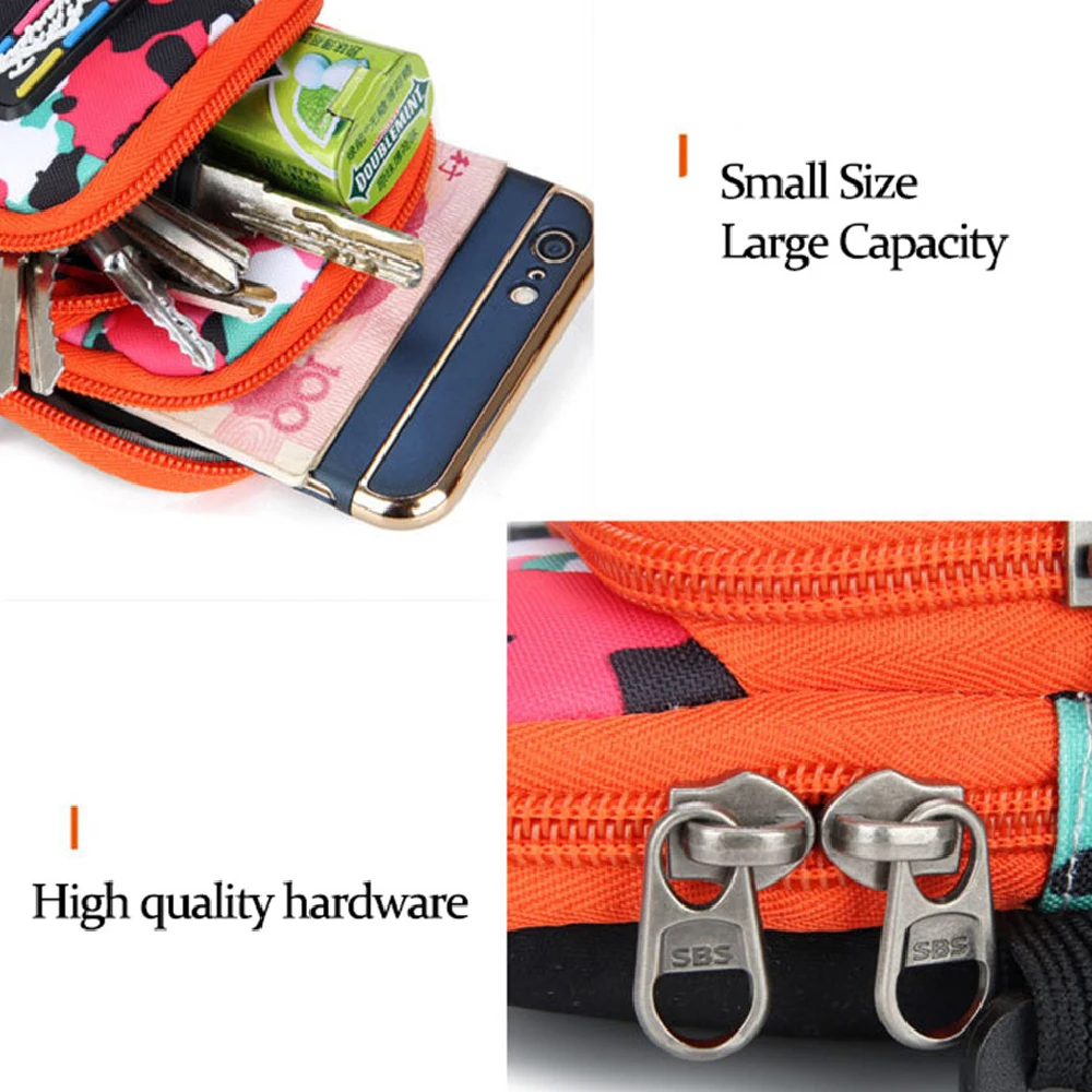 Новая спортивная сумка для фитнеса на запястье бега Мужская Женская повязка