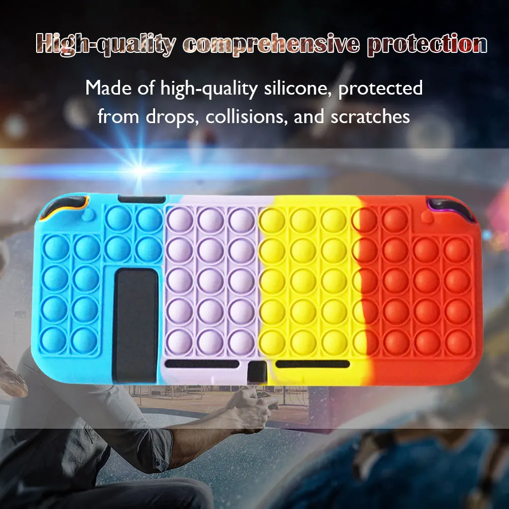 Силиконовый мягкий защитный чехол для игровой консоли Nintendo NS Switch | Электроника