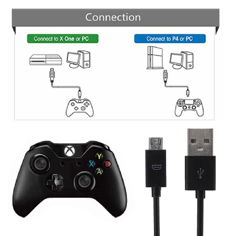 Новый длинный зарядный кабель Micro USB 3 метра для PS4 Xbox One контроллера м|Аксессуары