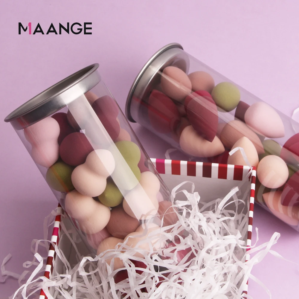 MAANGE 30 шт Мини Макияж Губка косметический слойка ровный смешивать тональный крем