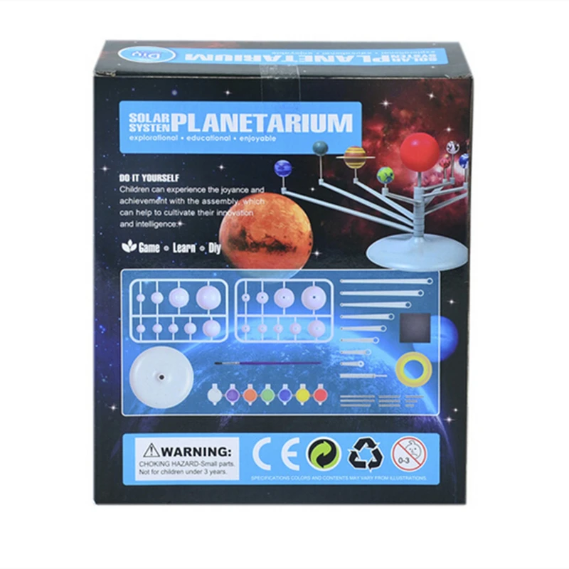 1 комплект солнечная система девять элементов научный набор сборка сделай сам
