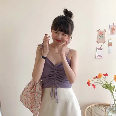 8 ярких цветов 2020 женский сексуальный тонкий без рукавов летний топ жилет на