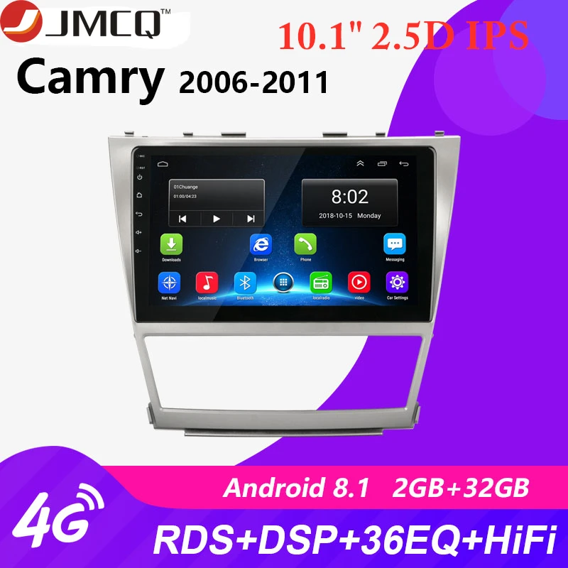 2G + 32G DSP RDS автомобильный Радио Мультимедиа Видео плеер навигация GPS 2 din для Toyota Camry