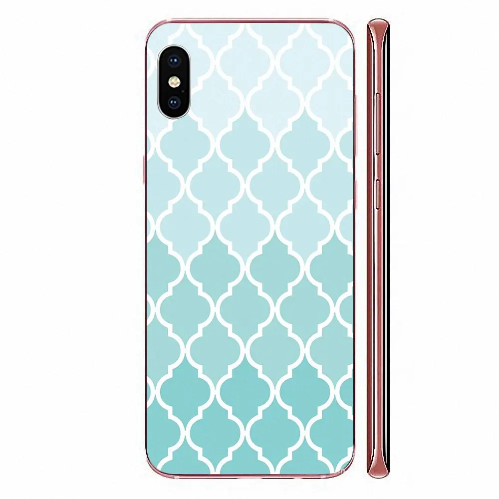 Teal & Aqua Botanical On для iPhone SE2020 11 Plus Pro X XS Max XR 8 7 6S SE 4S 5 5C 5S TPU мобильный телефон чехол |