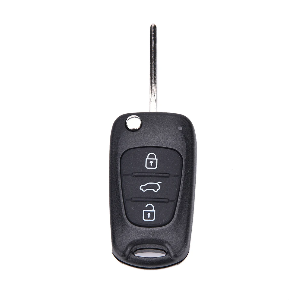 

New Remote Folding Key Shell Case 3 Buttons Fob for Hyundai I20 I30 IX35 I35