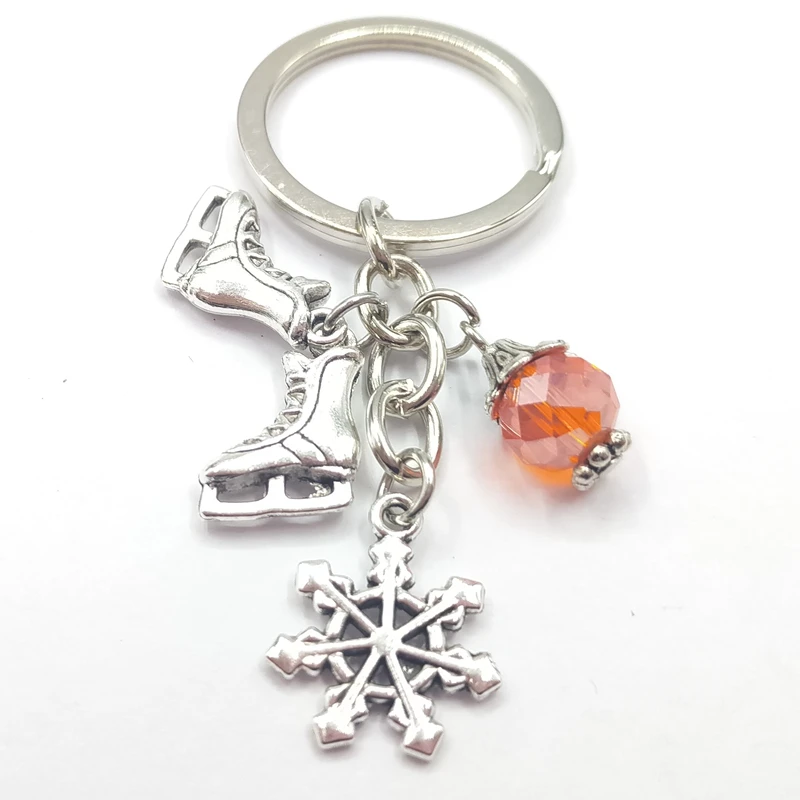 Брелок для ключей ювелирные изделия античная подвеска с лезвием из льда синей