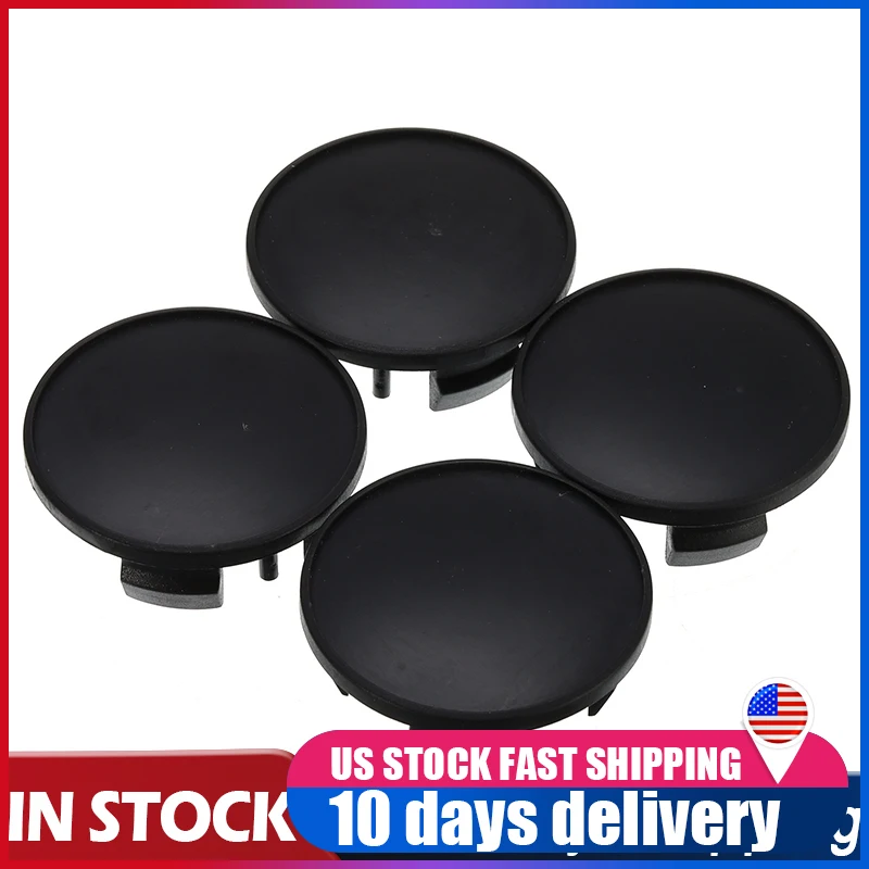 Универсальная 4 шт. 54 мм черная Центральная втулка колеса автомобиля колпачки