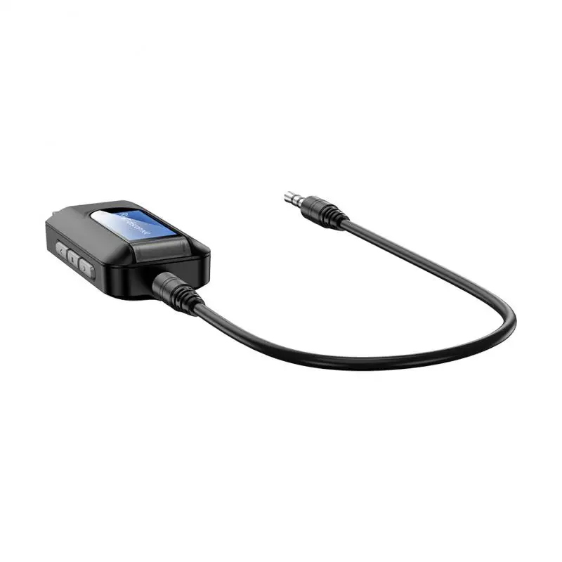 

Wireless Bluetooth 5.0 Adapter 2-in-1AUX Stereo Music Receiver Emission Adapter 3.5mm For Phone TV Computer Car Hands-free
