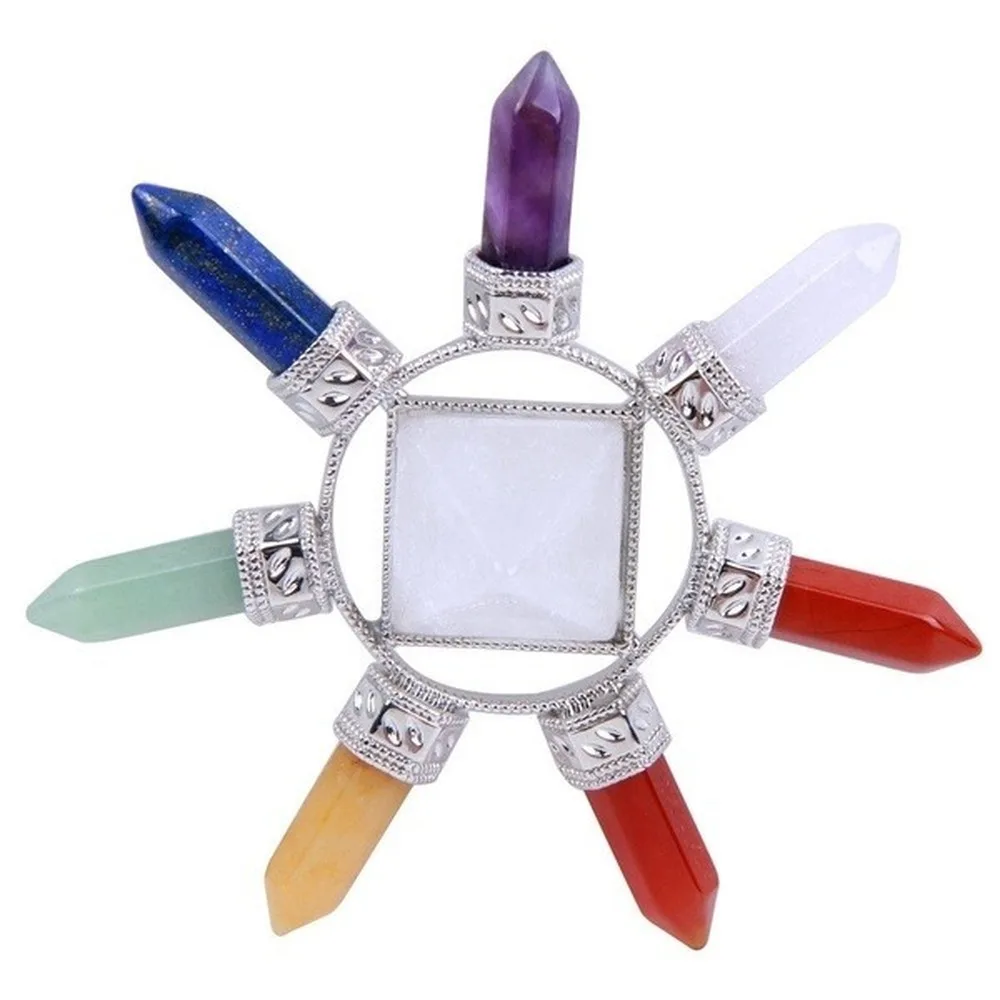 Фотоэлемент 7 чакр чистый камень фотоэлемент генератор 1 шт. | Дом и сад