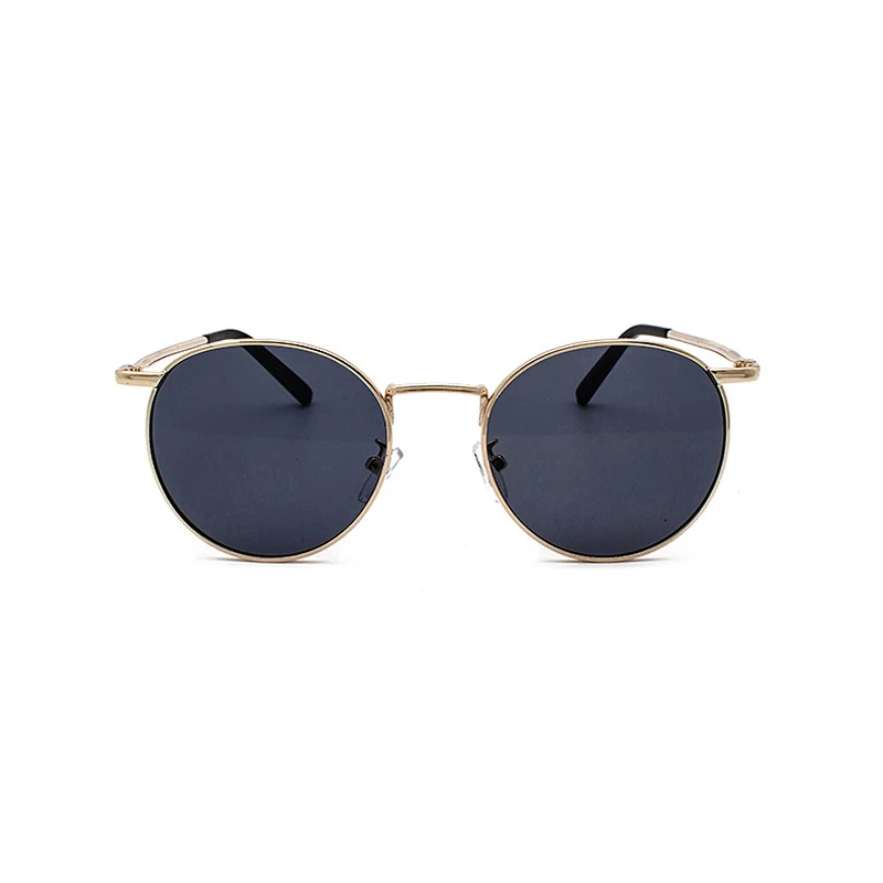 

Zilead Fashion Clear Lens Metal Frame Sunglasses Retro Woman Glasses Male Sun Glasses Round Gold UV400 Birthday Gift Items