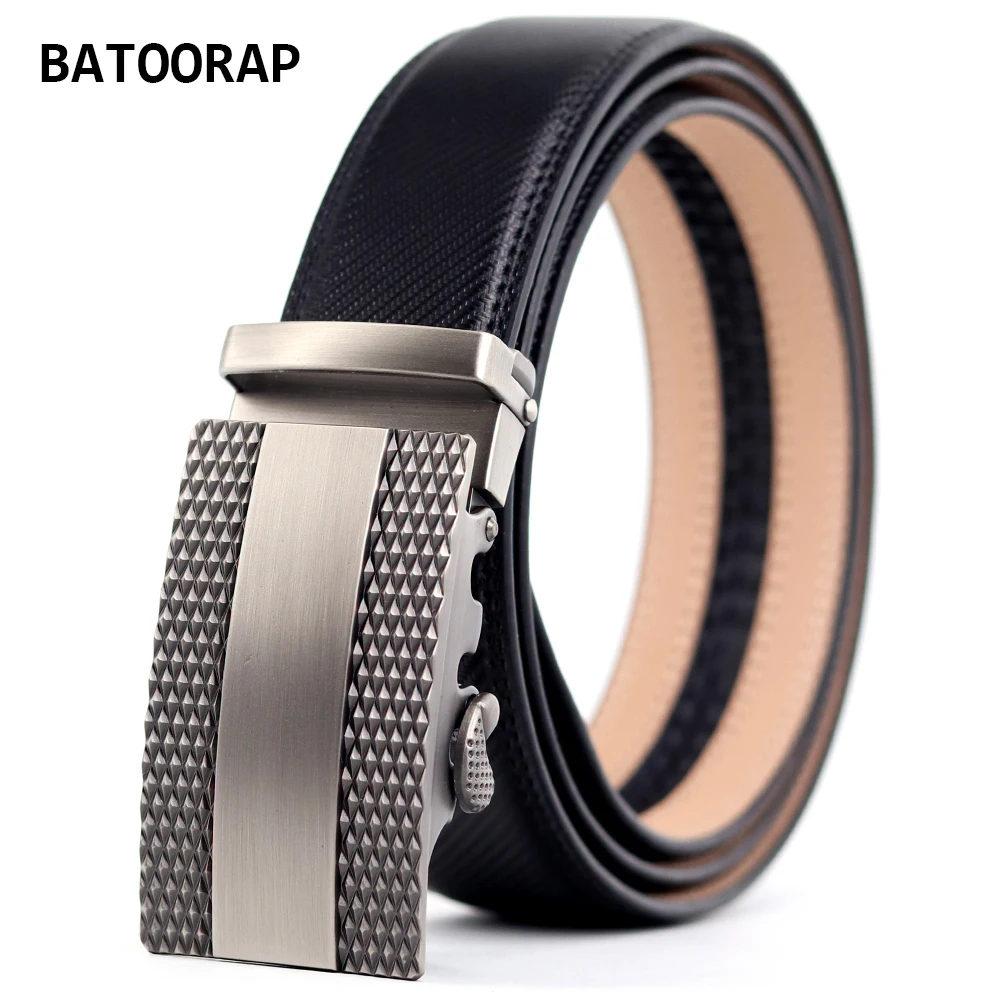 Ремень из воловьей кожи мужской дизайнерский роскошный черный повседневный