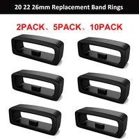 silicone 20 22 26mm straps band keeper loop holder retainer ring for garmin fenix7 7x 7s 6s 6x 6pro 5x 5s smartwatch accessories