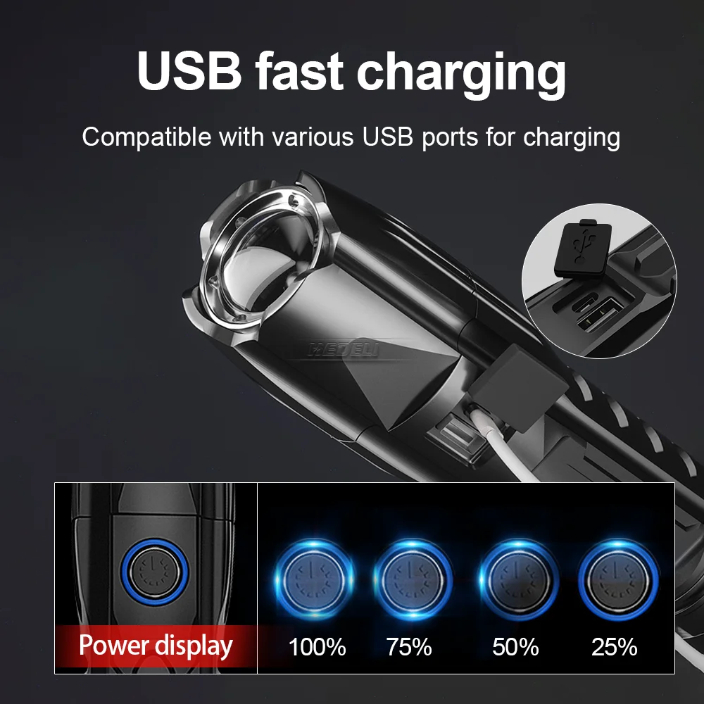 구매 강력한 Led 손전등 토치 XHP100 Usb 전술 플래시 라이트 XHP90.2 충전식 작업 램프 캠핑 랜턴 18650 26650 배터리 구매 강력한 Led 손전등 토치 XHP100 Usb 전술 플래시 라이트 XHP90.2 충전식 작업 램프 캠핑 랜턴 18650 26650 배터리