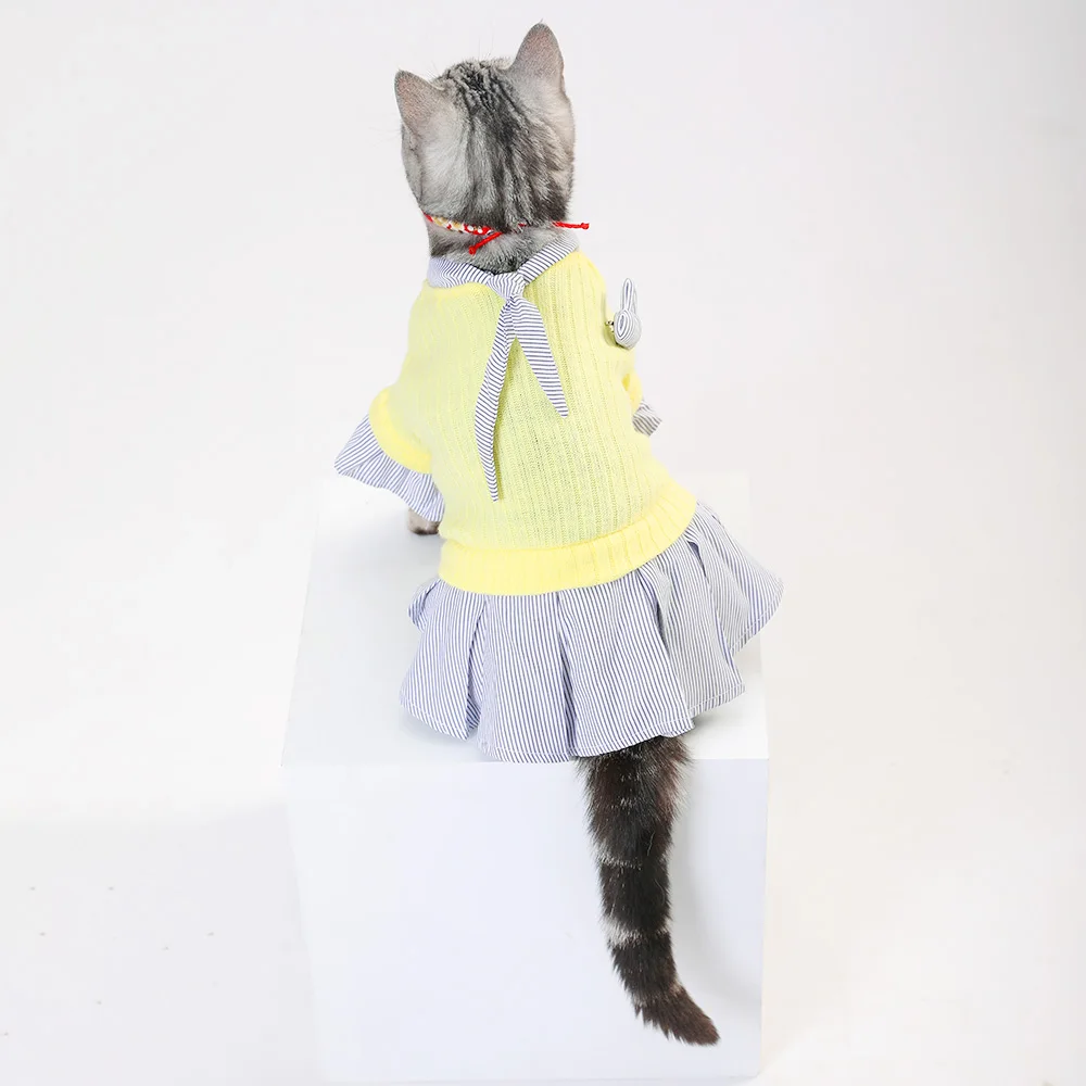 Юбки для собак HOOPET платье одежда щенков платья маленьких и средних юбка с кошкой