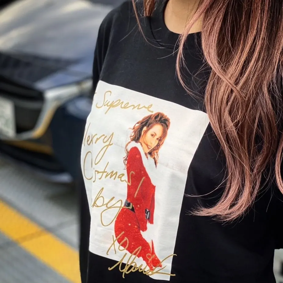 

20FW Supreme Mariah Carey Tee Character Print Short Sleeve T-Shirt