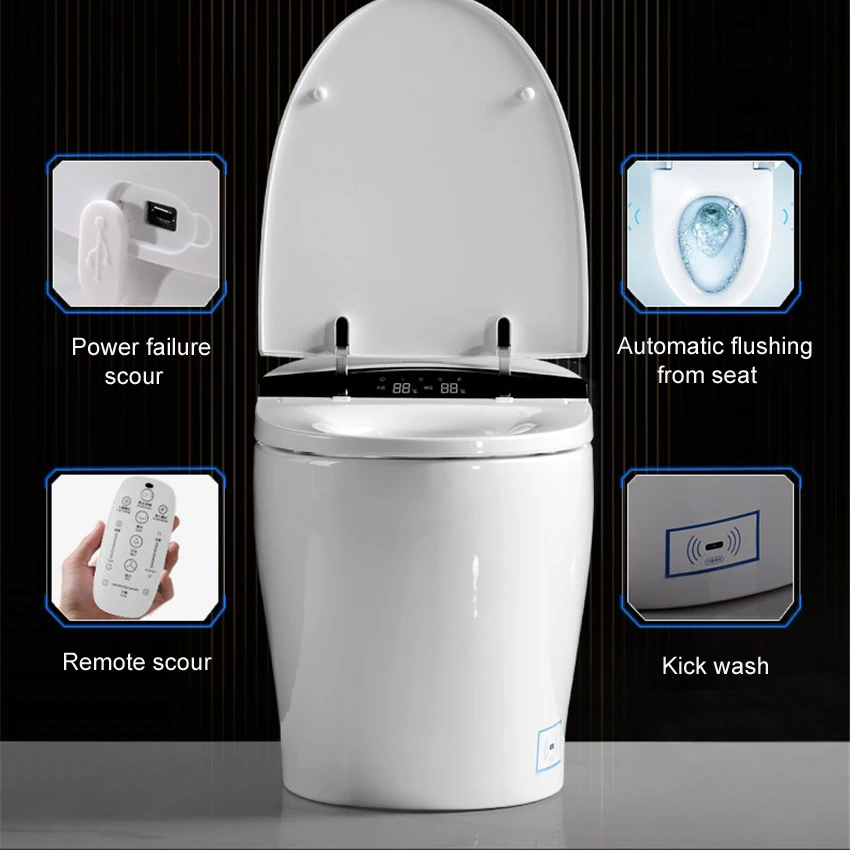 S4 умный туалет с ручным откидным механизмом встроенный домашняя ванная комната