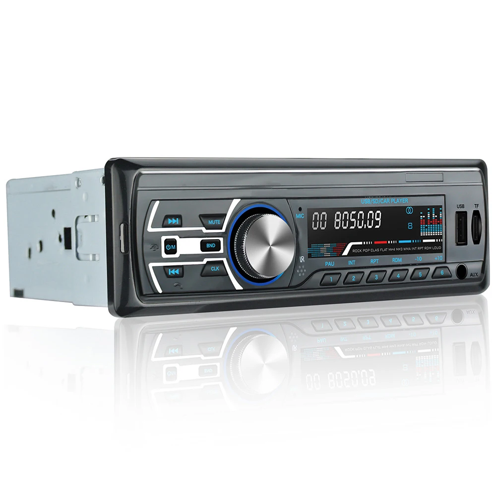 12 в 1 Din Bluetooth автомобильное радио MP3 плеер аудио стерео автомагнитолы Поддержка SD/FM/AUX/USB BY001