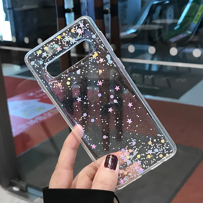 Простой роскошный блестящий чехол для телефона samsung Galaxy Note 10 Pro S10 S10e S9 S8 Plus S7 EDGE