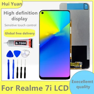 Original LCD For Realme 7i LCD Display Screen For RMX2103 Snapdragon
662 LCD Display Screen Digitizer Repair Parts
