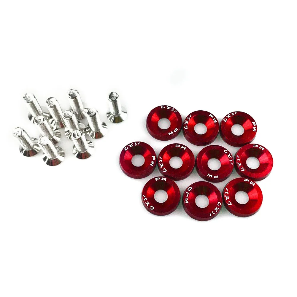 20 шт Мини шлицевой машины использовать алюминиевая шайба вогнутый двигатель из