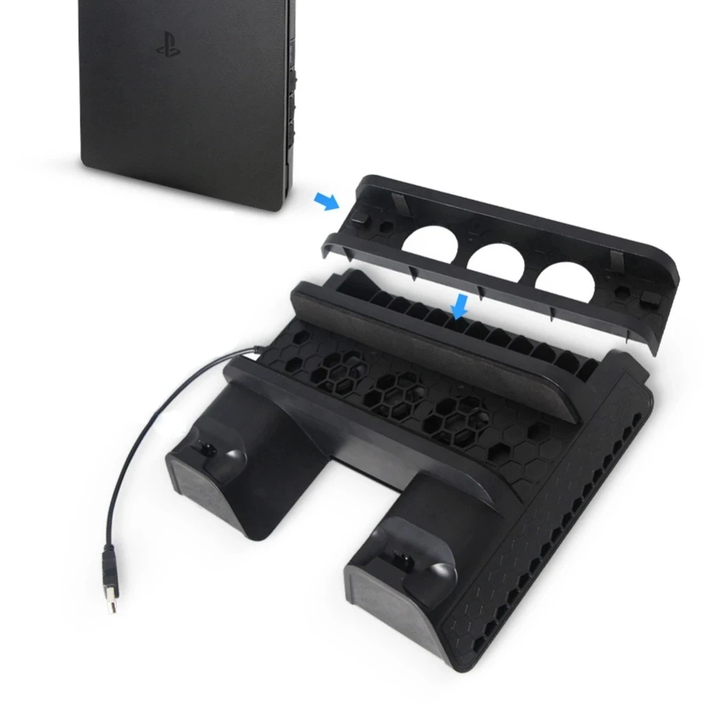 TP4-882 вентилятор охлаждения для Sony PS4 тонкий поляризационный фильтр Pro контроллер