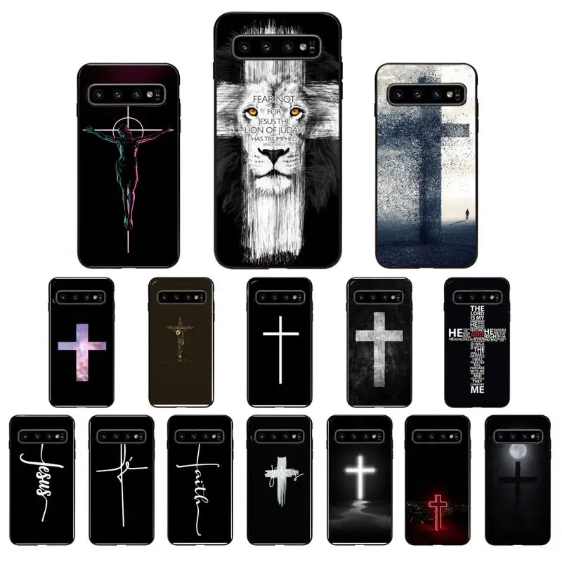 

Faith Christian Religious Jesus Phone Case For Samsung A40 A31 A50 A51 A71 A20S S8 S9 Plus note 20 ultra