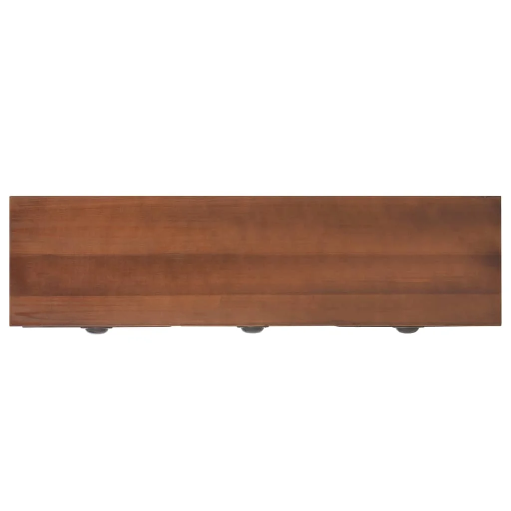 Консольный стол с 3 ящиками 120x30x76 см из твердой древесины| |
