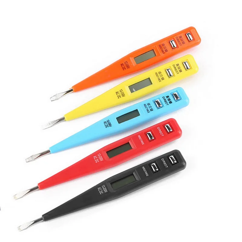 Ручка детектор напряжения датчик ЖК дисплей электрический индикатор цифровой