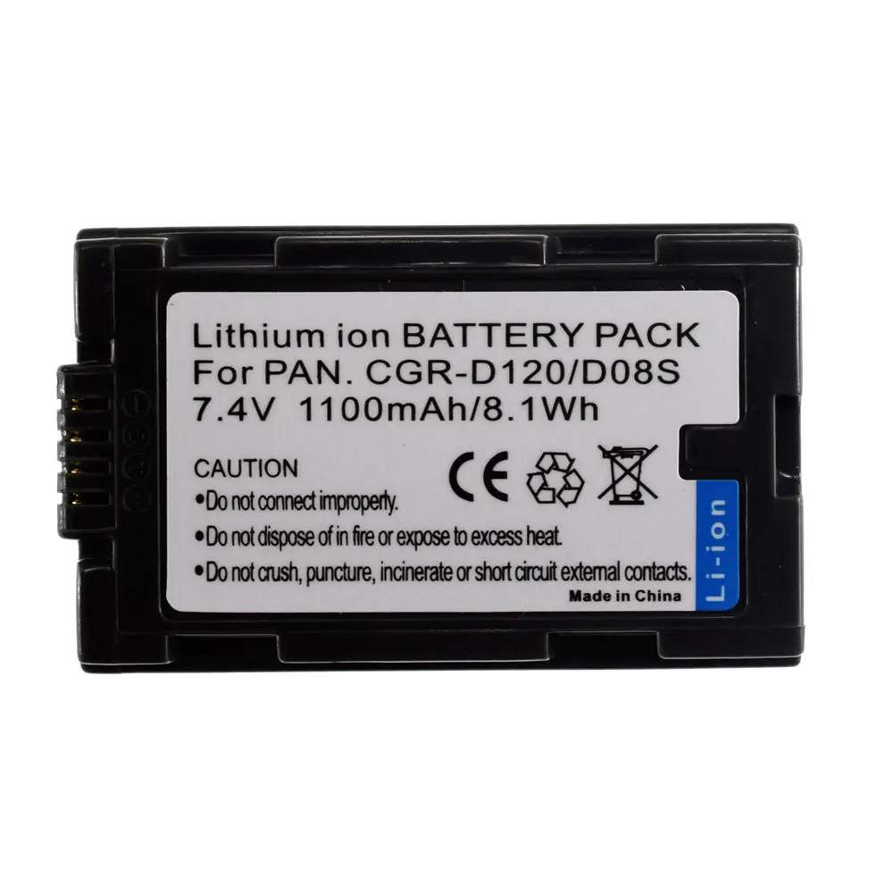 Аккумулятор 4pk для Panasonic PV-DBP8 BP8 DAC11 DV51 CGR-D08 D08R NV-DS60 DS65 | Электроника