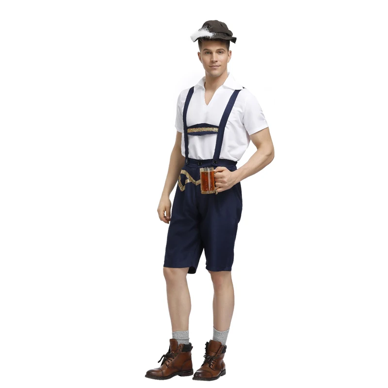 Костюм на Октоберфест Lederhosen баварский Немецкий фестиваль пиво Хэллоуин для